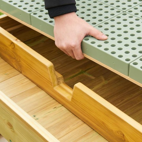 Drewniany Stół Stolik Edukacyjny 1200L STEM szkoła przedszkole MASTERKIDZ