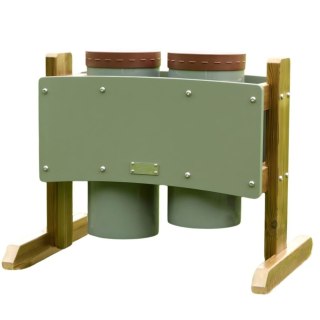 Dwa Bębny Konga Wolnostojące dla dzieci Podwórko Outdoor