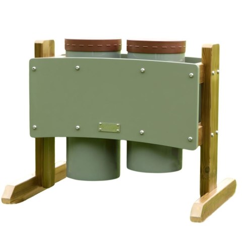 Dwa Bębny Konga Wolnostojące dla dzieci Podwórko Outdoor