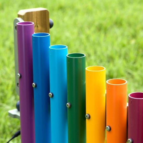 Kolorowe Cymbałki Wolnostojące 95cm dla dzieci Outdoor MASTERKIDZ