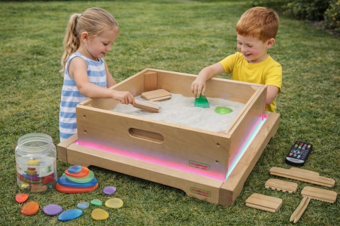 Panel Świetlny LED naukowa zabawa dla dzieci Zmiana kolorów Pilotem MASTERKIDZ