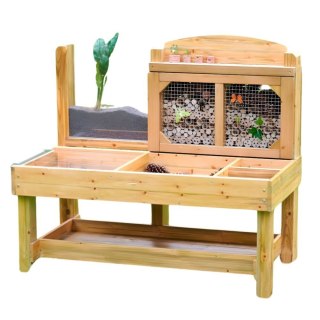 MASTERKIDZ Stół Obserwacyjny Ogrodowa Stacja Badawcza Owadów i Roślin