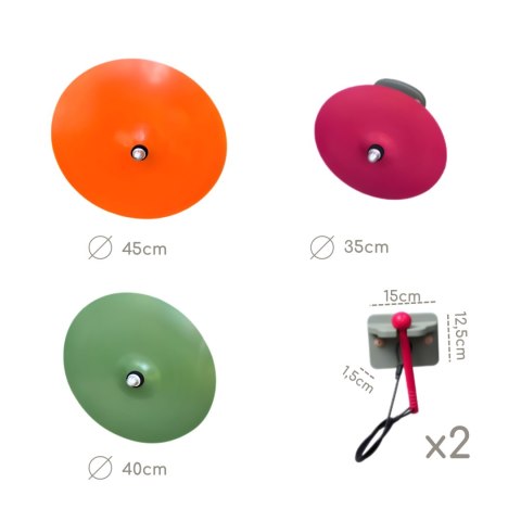 MASTERKIDZ Talerze Perkusyjne Akcesoria Outdoor Do Tablicy STEM