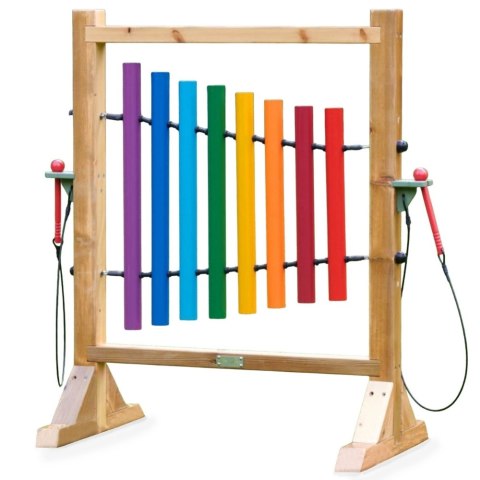 Tęczowe Dzwonki Kolorowa Tablica Do Grania dla dzieci na podwórko MASTERKIDZ