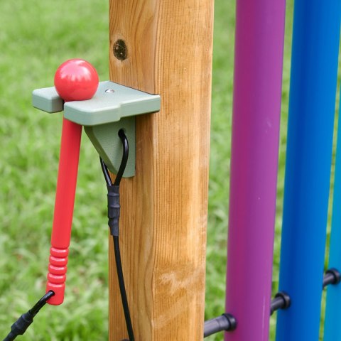 Tęczowe Dzwonki Kolorowa Tablica Do Grania dla dzieci na podwórko MASTERKIDZ