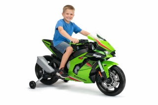 Motor Motocykl dla dzieci Kawasaki Ninja ZX R10 12V INJUSA