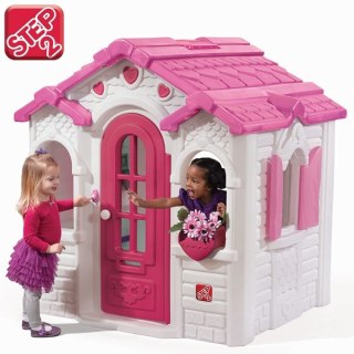 Uroczy Domek ogrodowy dla Dzieci w Serduszka Premium Step2