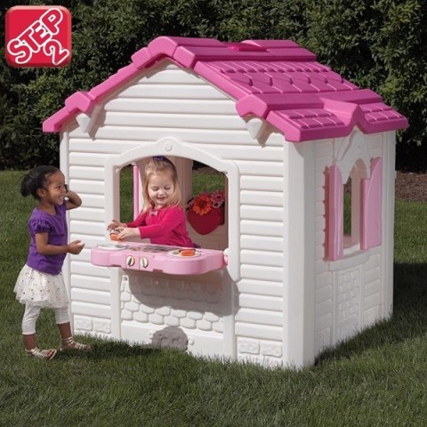 Uroczy Domek ogrodowy dla Dzieci w Serduszka Premium Step2