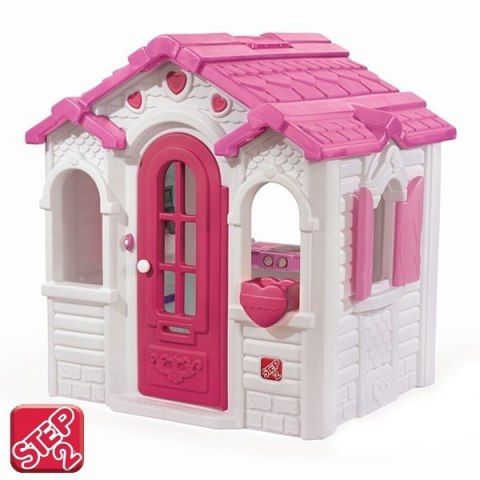 Uroczy Domek ogrodowy dla Dzieci w Serduszka Premium Step2