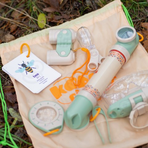 WOOPIE Discovery Zestaw Małego Odkrywcy Lornetka Kompas Siatka na Owady Motyle Latarka