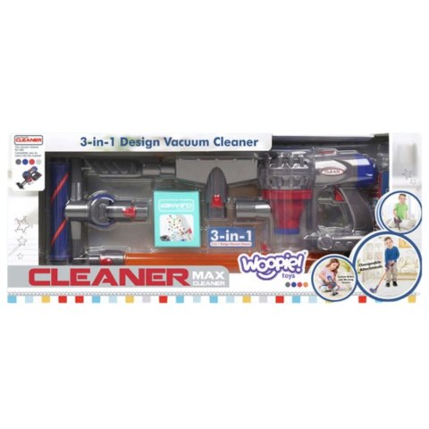 Interaktywny Odkurzacz Pionowy dla dzieci zabawka 3w1 dla Dzieci z Funkcją Ssania