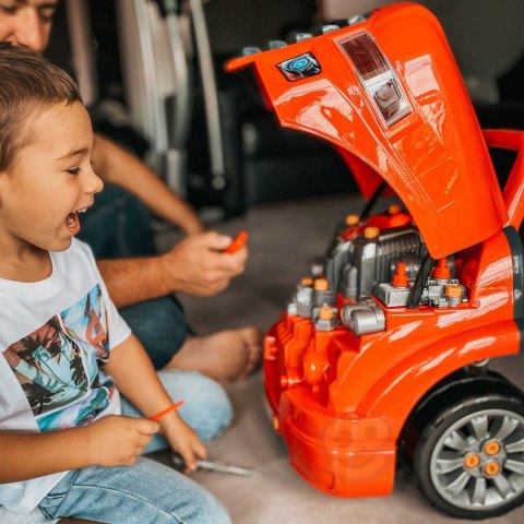 Ciężarówka duży Zestaw do Składania Montażu dla chłopca + Akcesoria 61 el.