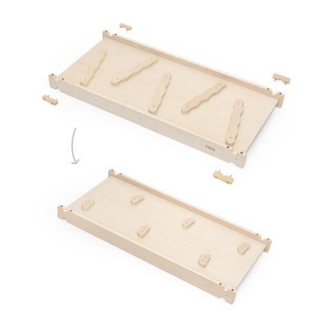 Domowy Plac Zabaw 3w1: Trójkąt Pikler, Bujak i Zjeżdżalnia Montessori