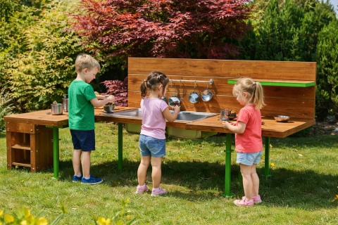 Duża Kuchnia Błotna Edukacyjna do przedszkola szkoły Kreatywna Eko Kuchnia