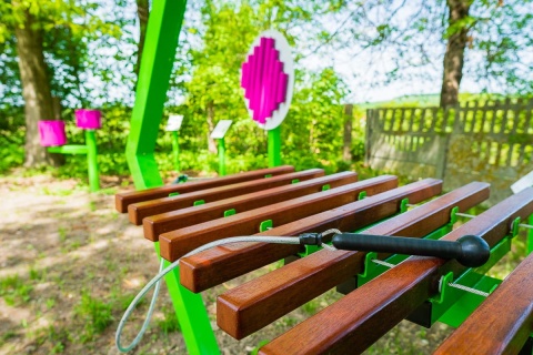 Duży Ksylofon na plac zabaw dla dzieci Instrument muzyczny outdoor | Nauka i Zabawa