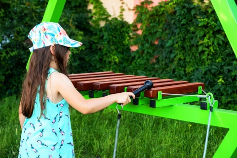 Duży Ksylofon na plac zabaw dla dzieci Instrument muzyczny outdoor | Nauka i Zabawa