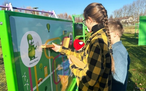 Duży Kulodrom Magnetyczny Edukacyjny na Plac Zabaw Dwustronny dla dzieci | Placówki Edukacyjne