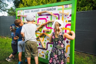 Duży Kulodrom Magnetyczny Edukacyjny na Plac Zabaw Dwustronny dla dzieci | Placówki Edukacyjne