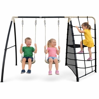 Dwie Huśtawki Rodzinne Centrum Sportowe Siatka do Wspinaczki