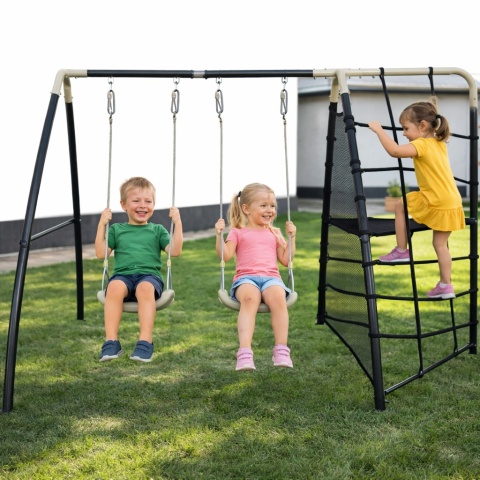 Dwie Huśtawki Rodzinne Centrum Sportowe Siatka do Wspinaczki