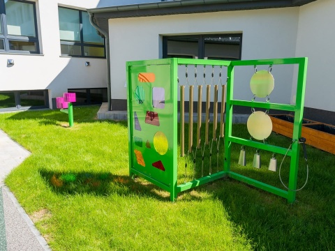 Edukacyjny Panel Sensoryczno Muzyczny Ścieżka sensoryczna na Plac Zabaw do Szkoły Przedszkola