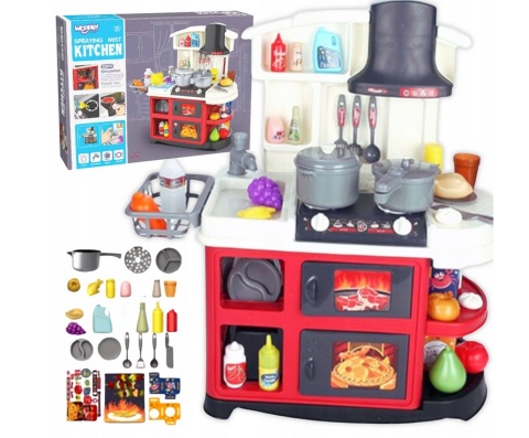 KUCHNIA DLA DZIECI INTERAKTYWNA XL PARA WODNA ZLEW Z WODĄ + AKCESORIA