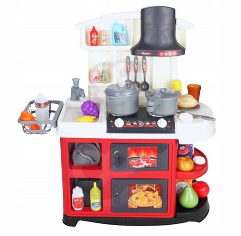 KUCHNIA DLA DZIECI INTERAKTYWNA XL PARA WODNA ZLEW Z WODĄ + AKCESORIA