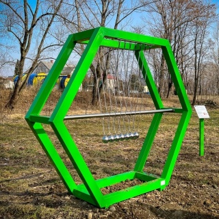 Kołyska Newtona na plac zabaw | Fizyka dla dzieci | Wyposażenie edukacyjne | Nauka i Zabawa