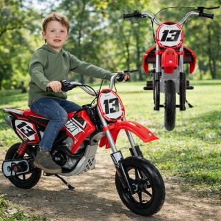 Motor Cross dla dzeci elektryczny Czerwony 24V INJUSA