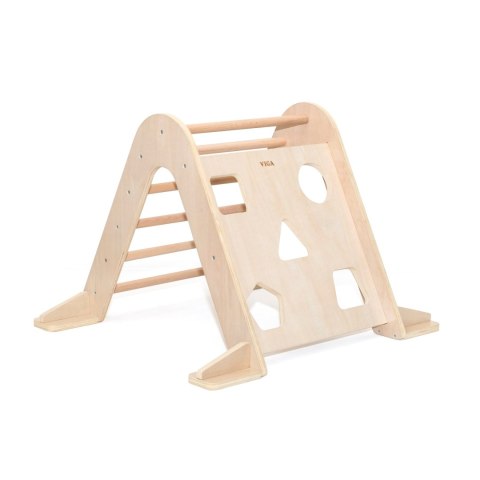 VIGA Drewniana Drabinka Pikler Trójkąt Wspinaczkowy Montessori