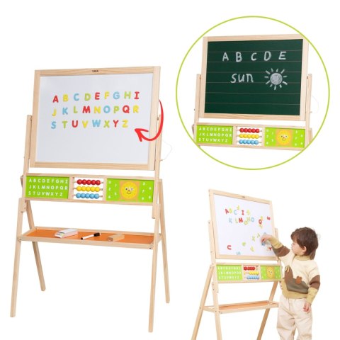 VIGA Duża Tablica Edukacyjna 2w1
