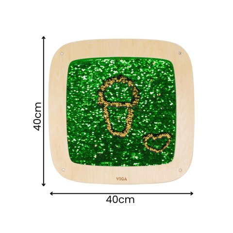 VIGA Panel Aktywności Ścienny z Cekinami