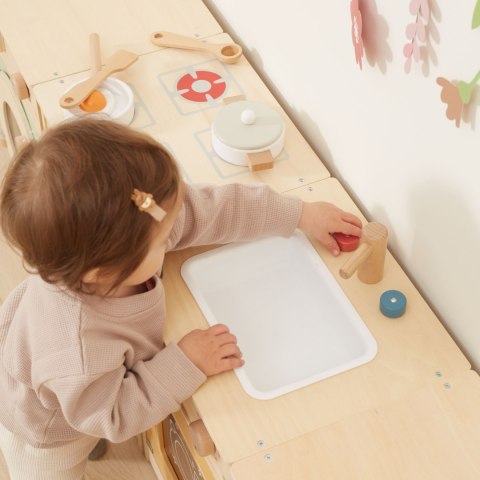 VIGA PolarB Drewniany Zestaw Kuchenny XL Pralka Kuchenka Zmywarka