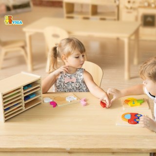 VIGA Puzzle Drewniane 12 Plansz