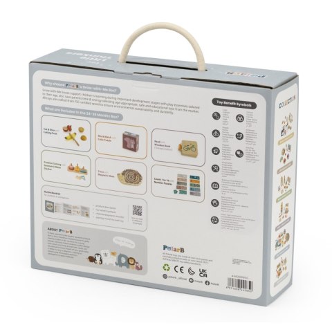 VIGA Zestaw Zabawek Edukacyjnych Pudełko Box od 24 miesiąca do 36 miesiąca