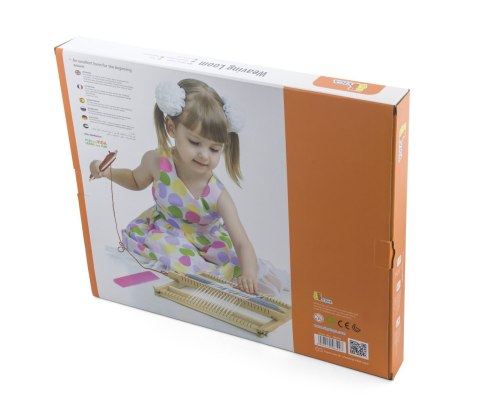 Viga Drewniane Krosno Warsztat Tkacki Zestaw do tkania Viga Toys