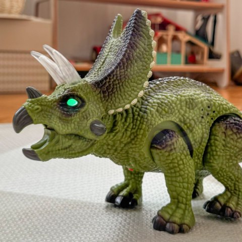 WOOPIE Dinozaur Zdalnie Sterowany RC Robot Triceratops