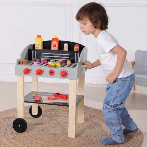 WOOPIE GREEN Grill Drewniany Szaszłyki Warzywa Akcesoria 24el.