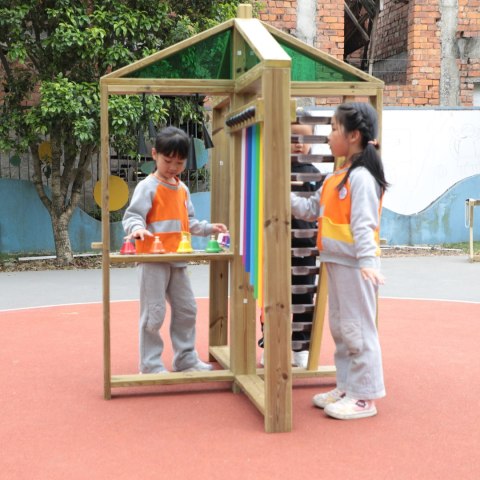 Muzyczny Sensoryczny Drewniany Plac Zabaw XXL dla dzieci CLASSIC WORLD EDU