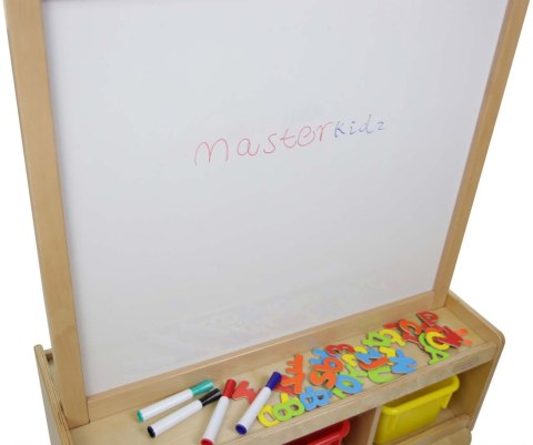 Edukacyjna Dwustronna Tablica Kredowa i Magnetyczna Do Pisania dla dzieci MASTERKIDZ