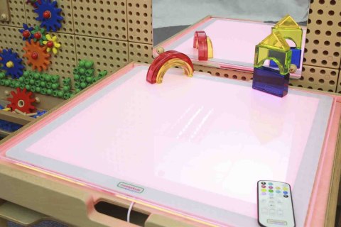 Edukacyjny Panel Świetlny LED dla dzieci Zmiana Kolorów Pilotem MASTERKIDZ