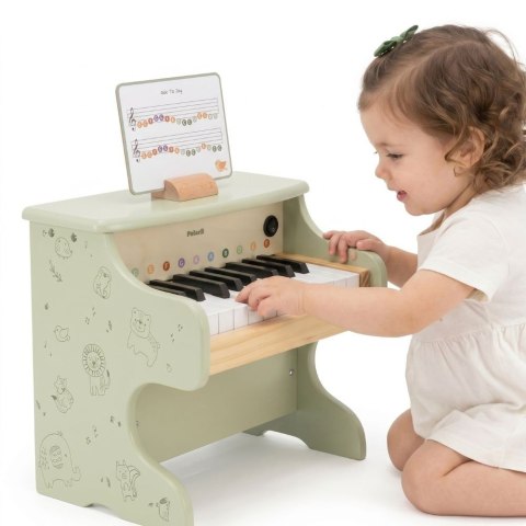 Pianino dla dzieci Zielone Instrument Nauka Gry Viga