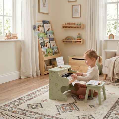 Pianino dla dzieci Zielone Instrument Nauka Gry Viga