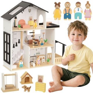 Drewniana Rezydencja z Akcesoriami Domek dla lalek TOOKY TOY