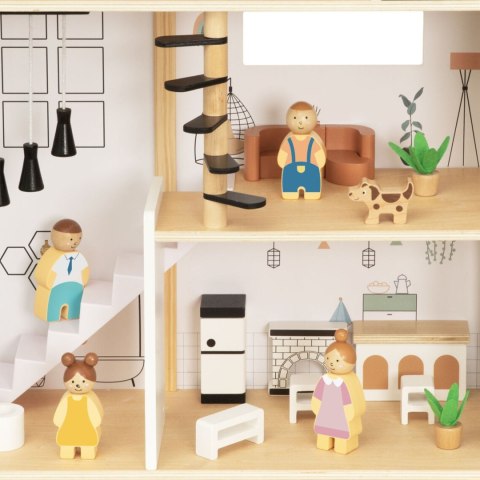 Drewniana Rezydencja z Akcesoriami Domek dla lalek TOOKY TOY