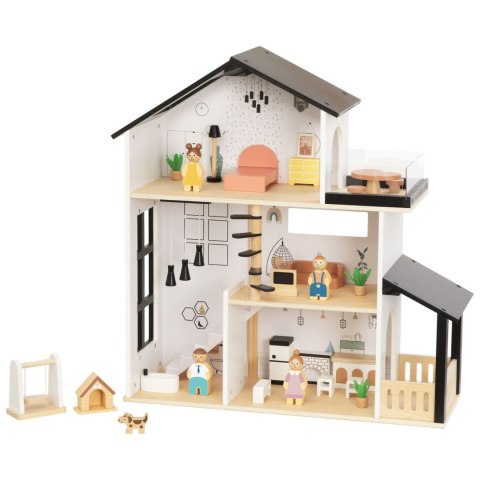 Drewniana Rezydencja z Akcesoriami Domek dla lalek TOOKY TOY
