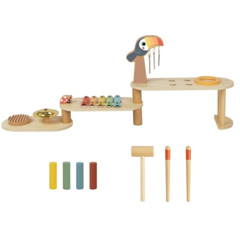 TOOKY TOY Edukacyjny Stolik Muzyczny 8 el. Tukan