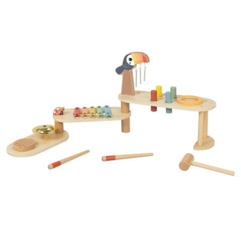 TOOKY TOY Edukacyjny Stolik Muzyczny 8 el. Tukan