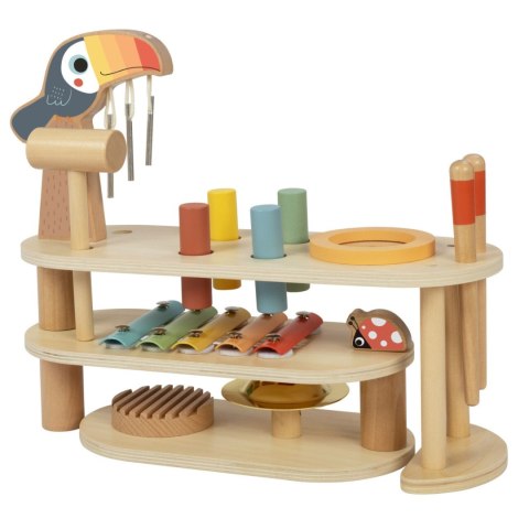 TOOKY TOY Edukacyjny Stolik Muzyczny 8 el. Tukan