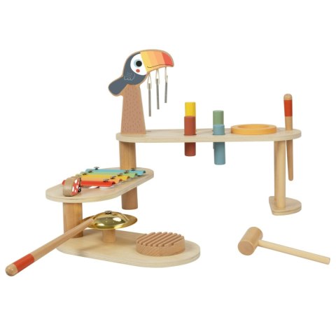TOOKY TOY Edukacyjny Stolik Muzyczny 8 el. Tukan